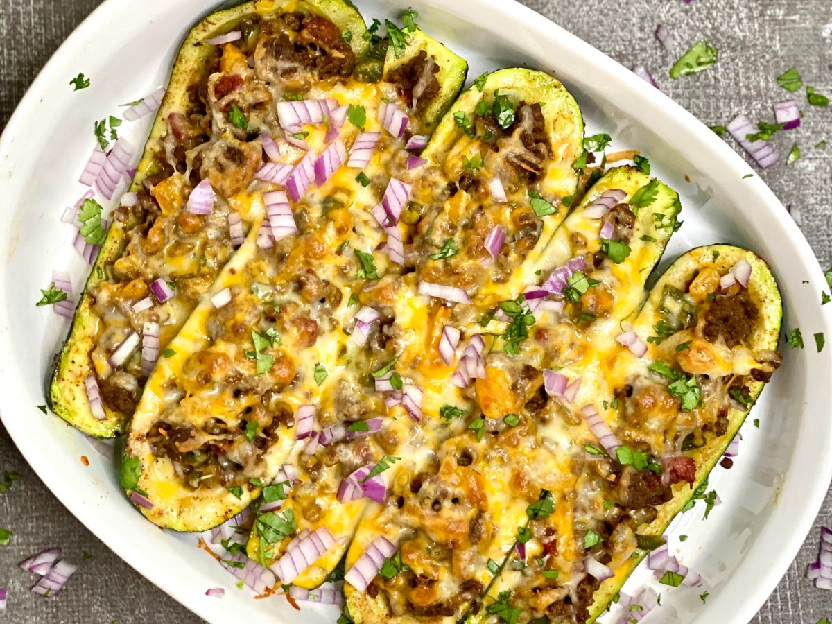 Taco Zucchini Boats