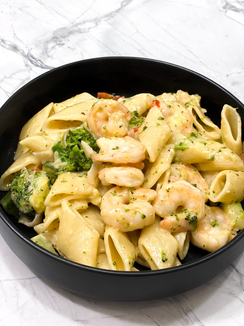 Veggie Shrimp Pasta
