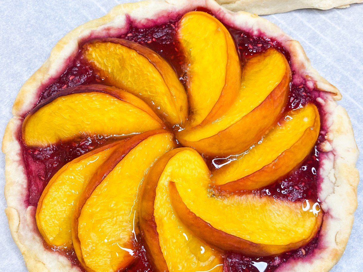 Raspberry Peach Galette